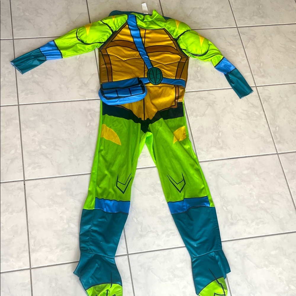 Kids Turtle Hero Costume - Green and Blue
